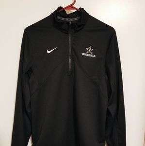 vanderbilt nike performance quarter zip jacket
